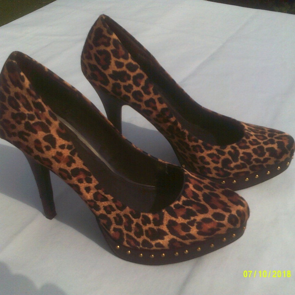 Qupid High Heel Leopard